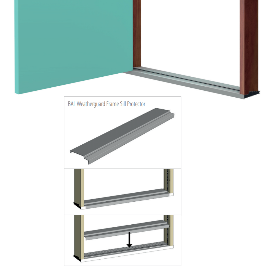 BAL19 & 29 Weatherguard Frames CG/DG To Suit 1 x Door & 1 x Sidelite - Merbau