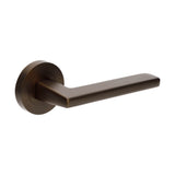 Zanda Vector Lever Handle on Round Rose