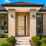 FS-BCH timber entrance door installed on the exterior of a house