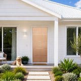 Four Seas OWT-AH solid engineered timber door featured on a house exterior