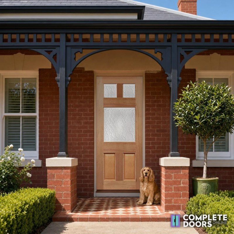 Crown Doors Federation Flat External Facade