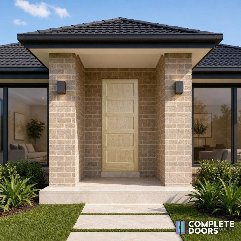 Corinthian Doors Corinthian Blonde External Facade