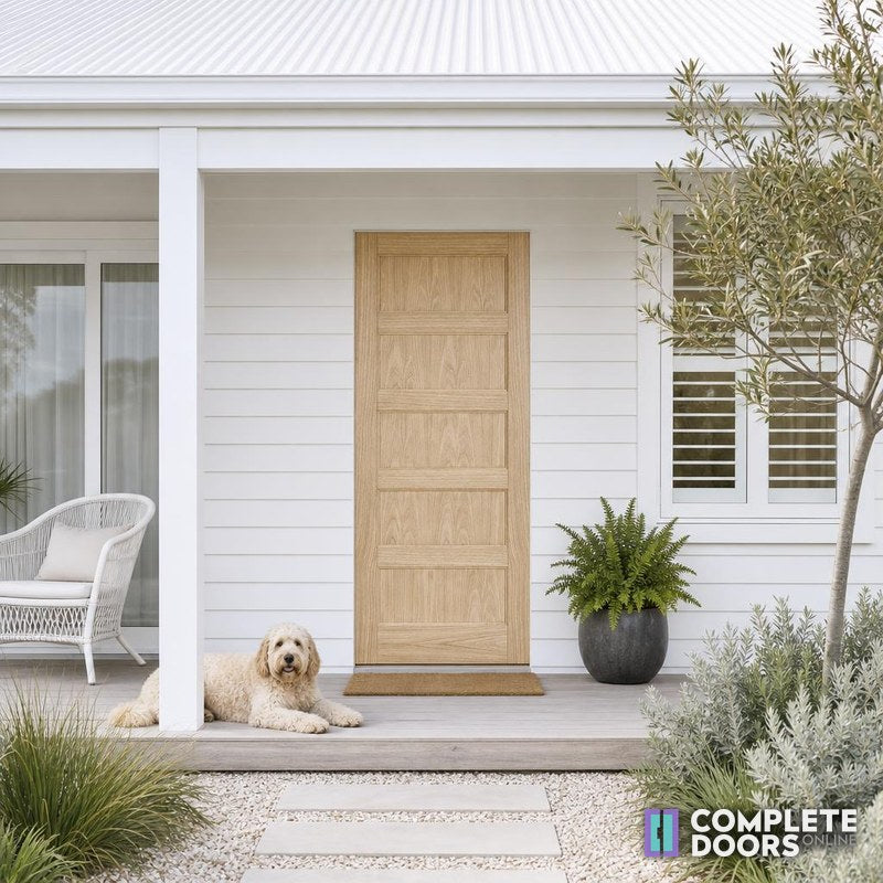 Corinthian Doors Corinthian Blonde External Facade
