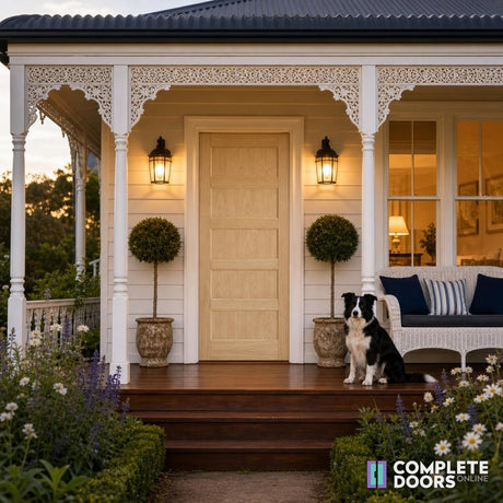 Corinthian Doors Corinthian Blonde External Facade