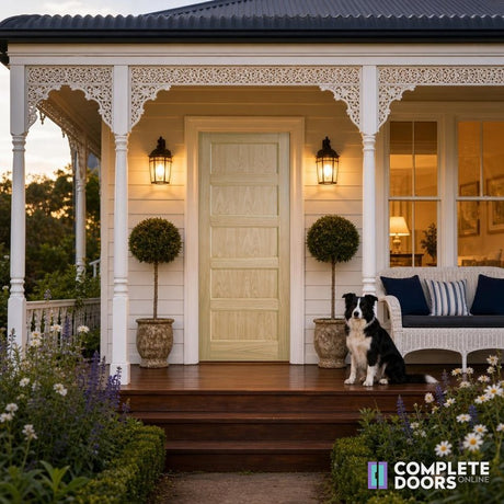 Corinthian Doors Corinthian Blonde External Facade