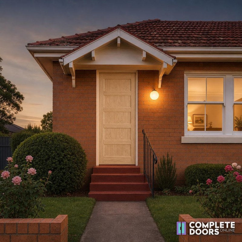 Corinthian Doors Corinthian Blonde External Facade
