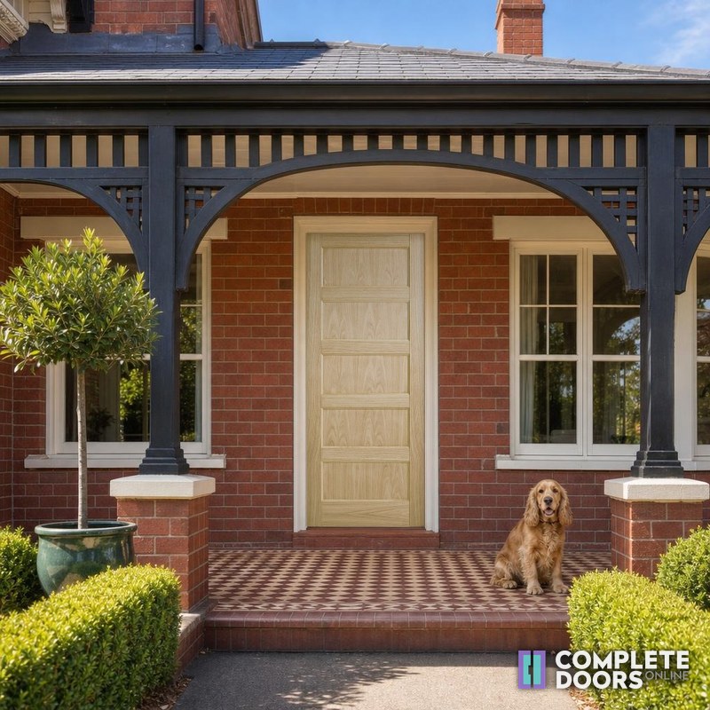 Corinthian Doors Corinthian Blonde External Facade