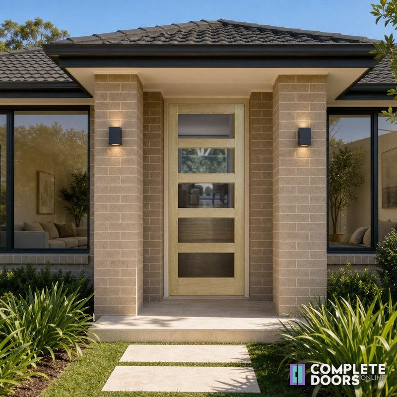 Corinthian Doors Corinthian Blonde External Facade