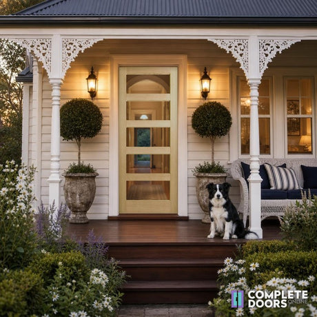 Corinthian Doors Corinthian Blonde External Facade