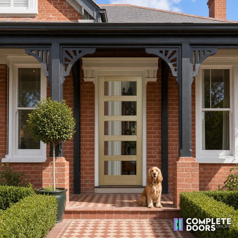 Corinthian Doors Corinthian Blonde External Facade
