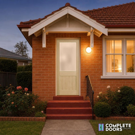 Corinthian Doors Corinthian Blonde External Facade