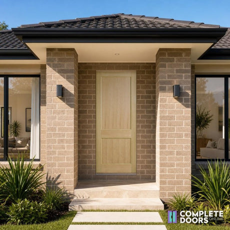 Corinthian Doors Corinthian Blonde External Facade