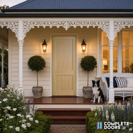 Corinthian Doors Corinthian Blonde External Facade