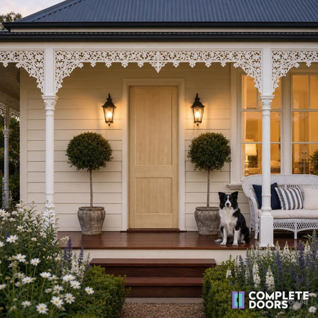Corinthian Doors Corinthian Blonde External Facade