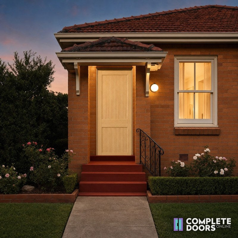 Corinthian Doors Corinthian Blonde External Facade