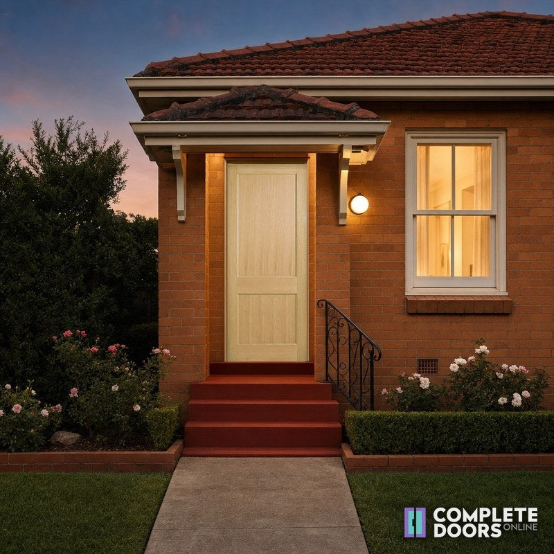 Corinthian Doors Corinthian Blonde External Facade