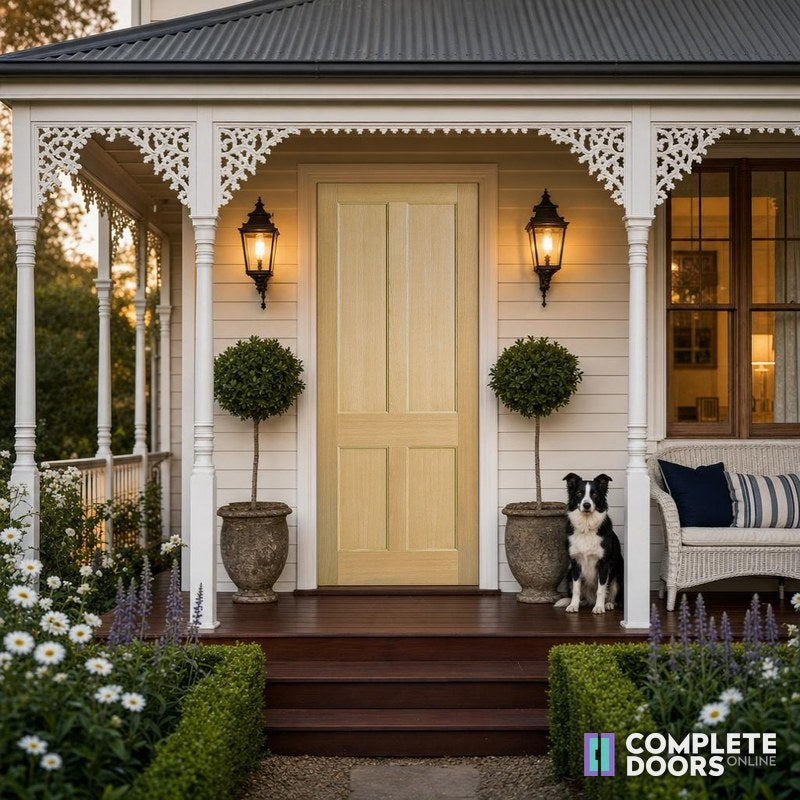Corinthian Doors Corinthian Blonde External Facade