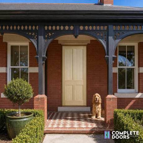 Corinthian Doors Corinthian Blonde External Facade