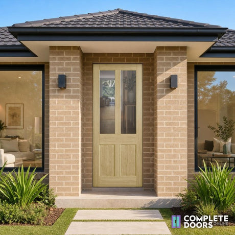 Corinthian Doors Blonde Oak External Facade