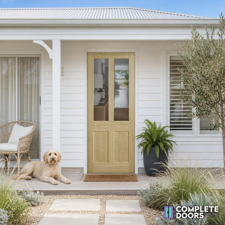 Corinthian Doors Blonde Oak External Facade