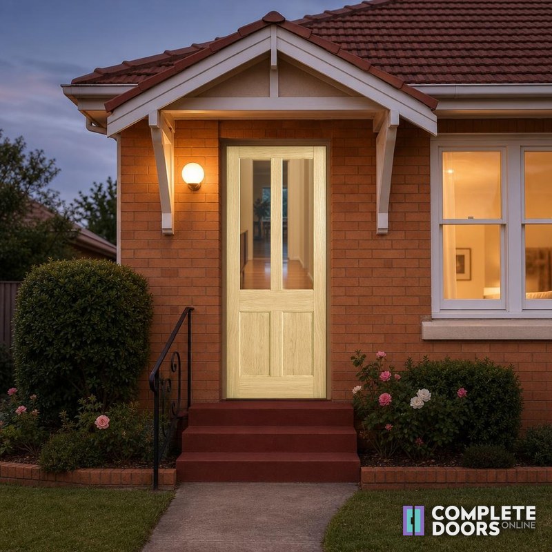 Corinthian Doors Blonde Oak External Facade