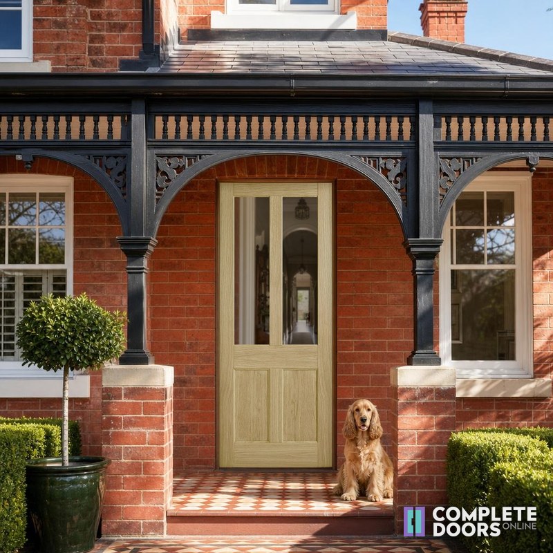 Corinthian Doors Blonde Oak External Facade