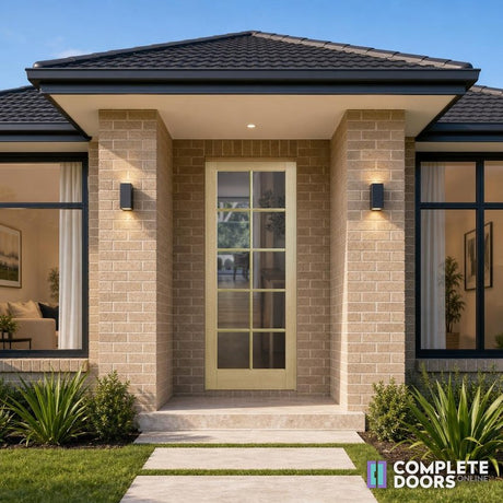 Corinthian Doors Corinthian Blonde External Facade
