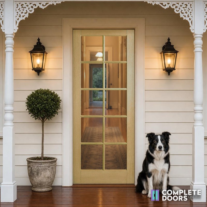 Corinthian Doors Corinthian Blonde External Facade