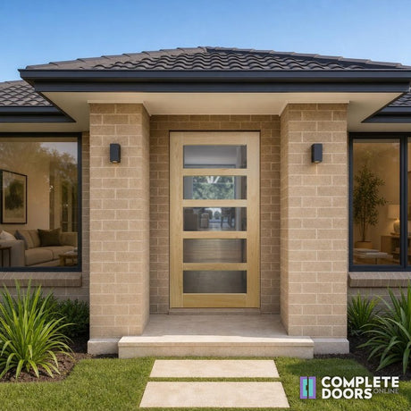 Corinthian Doors Corinthian Blonde External Facade