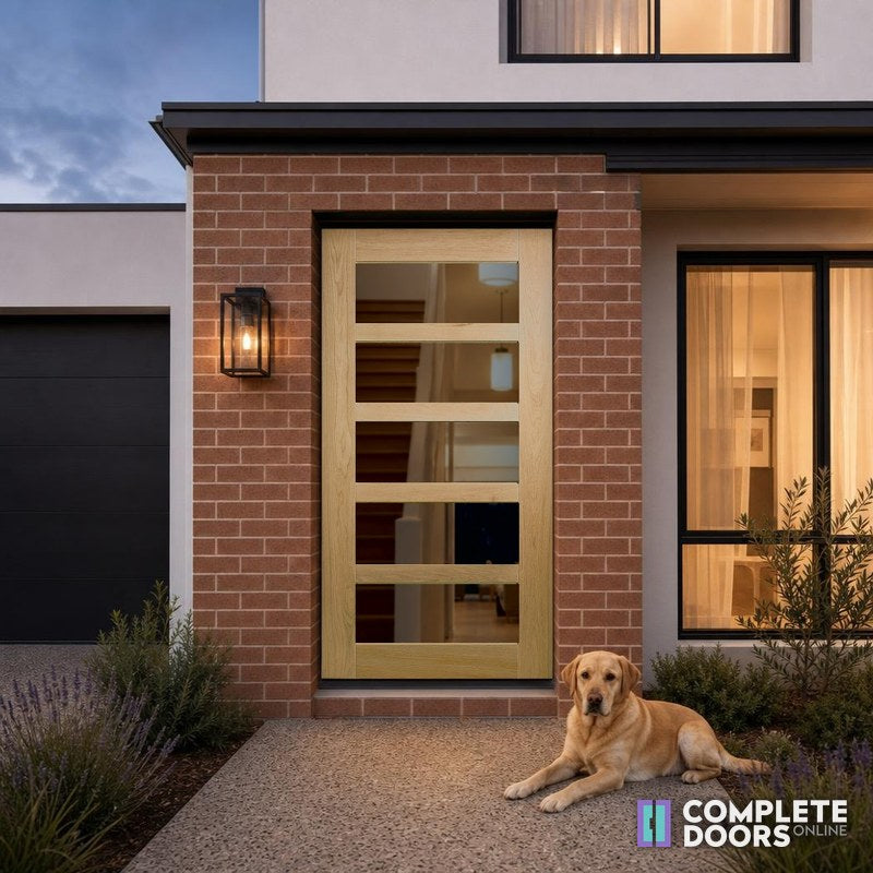 Corinthian Doors Corinthian Blonde External Facade