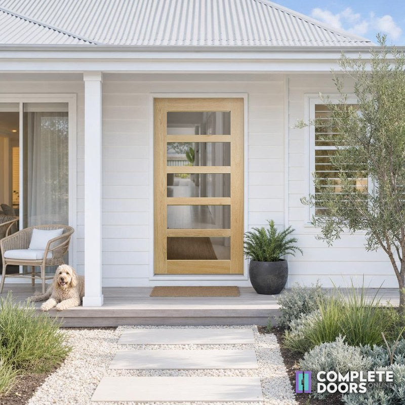 Corinthian Doors Corinthian Blonde External Facade