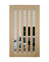Aura AUR45 - White Oak Solid Engineered Timber Entrance Door