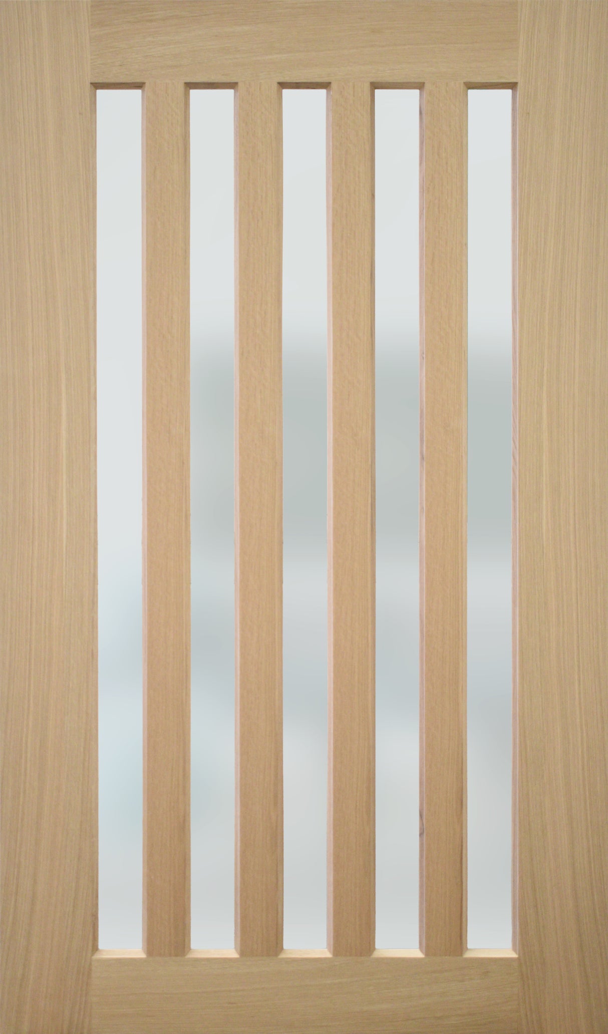 Aura AUR45 - White Oak Solid Engineered Timber Entrance Door