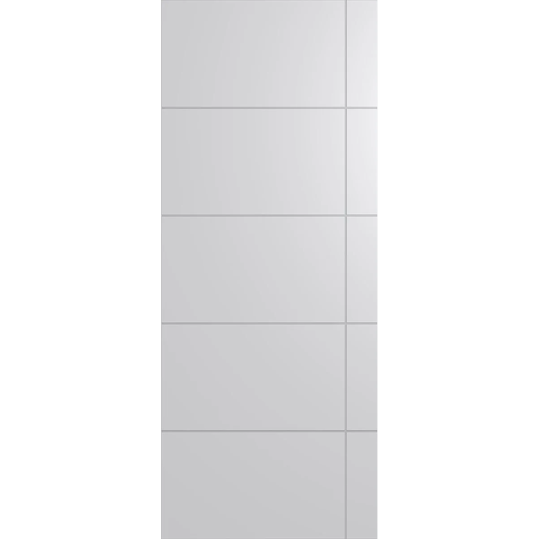 Grey door with lines. BFR4019Duracote,