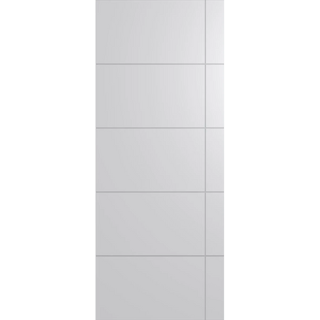 Grey door with lines. BFR4019Duracote,