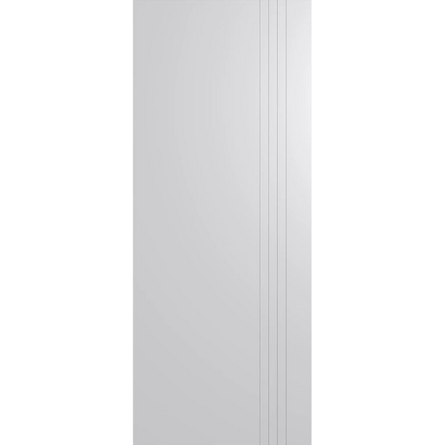 Grey door with lines. BFR4020Duracote. 