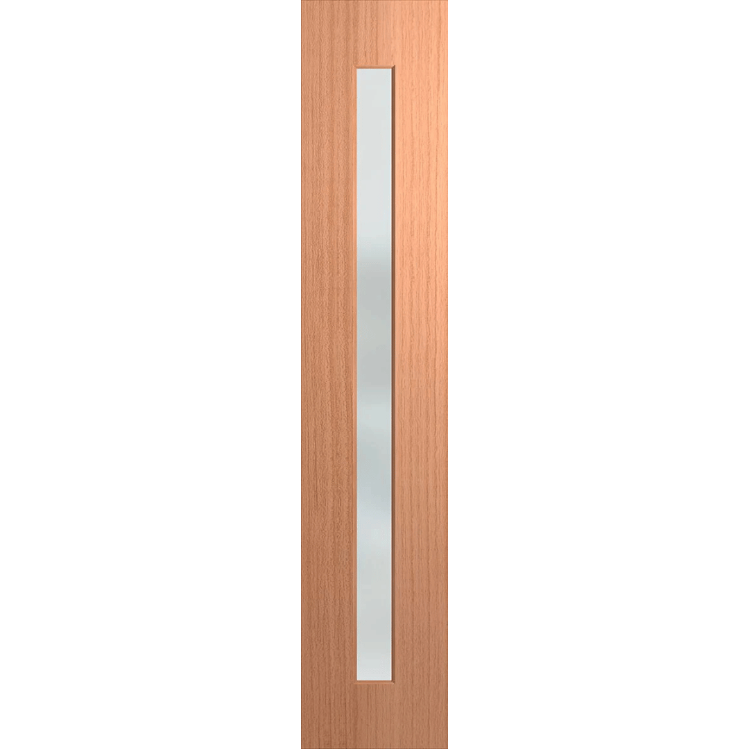 Wooden door with glass panel. BFR409SPMFrost. 