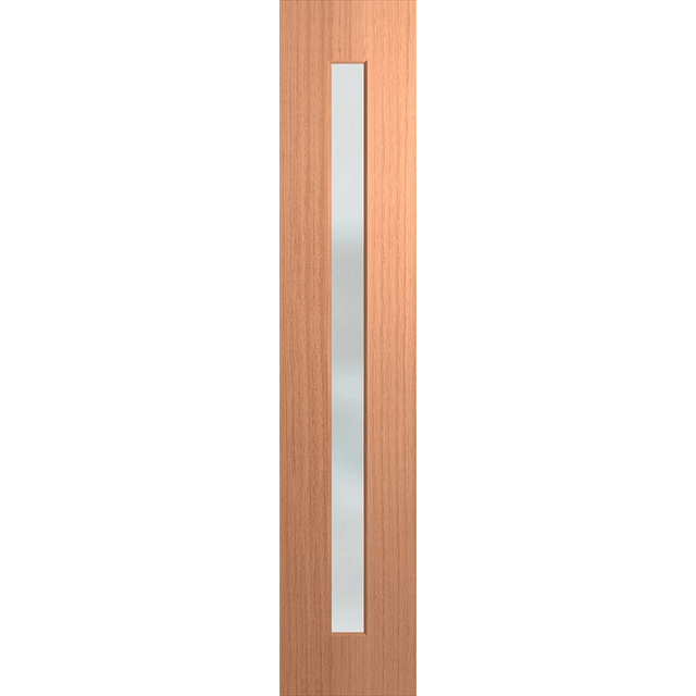 Wooden door with glass panel. BFR409SPMFrost. 