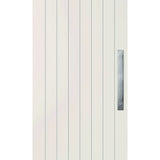 Corinthian Deco WS 4S Primed entrance door showing the square bottom rout profile on both faces