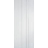 Corinthian Deco 4S internal door showing geometric square rout profile on a primed MDF skin