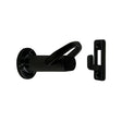 Zanda 70mm door stop and holder in matt black finish