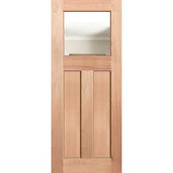 Crown Doors Edwardian-G Entrance Door Double Glazed Clear | Solid Timber