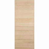 Corinthian Elements ELEM A4 symmetrical planked solid timber entrance door with White Oak veneer