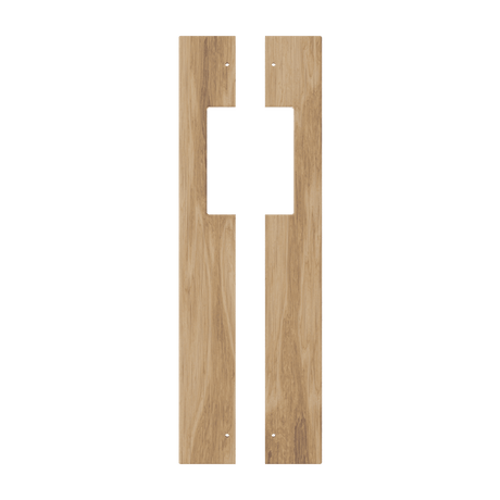 Two wooden planks on a transparent background. Emberwood-Pair