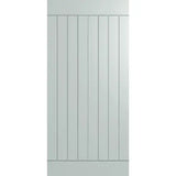 Hume Frontier Standard Barn Door FBDS1 featuring deep linear rout designs on a primecoat MDF finish