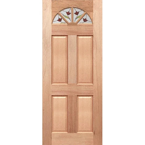 Fanlight Entrance - Orchid Frost