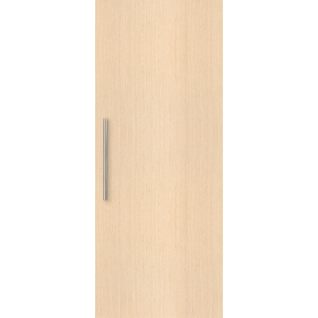 Flush White Oak Entrance