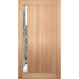 Four Seas FS-VG-Clear solid engineered timber entrance door featuring alternating timber grain