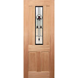 Four Seas OWT-04G Entrance door, triple glazed 2ARC/BK in solid engineered timber with maple veneer