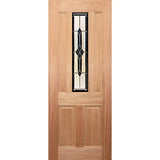 Four Seas OWT-04G triple glazed entrance door with DIA DB/CP design in solid engineered Meranti timber